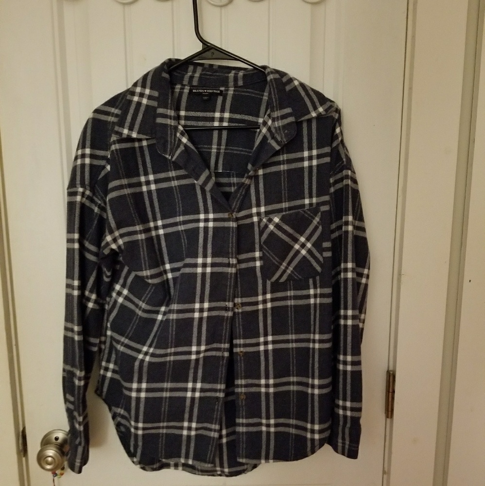 brandy oversized flannel